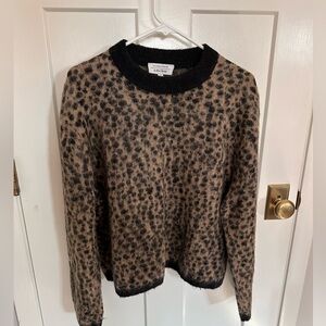& Other Stories Wool Mohair Blend Leopard Sweater- M